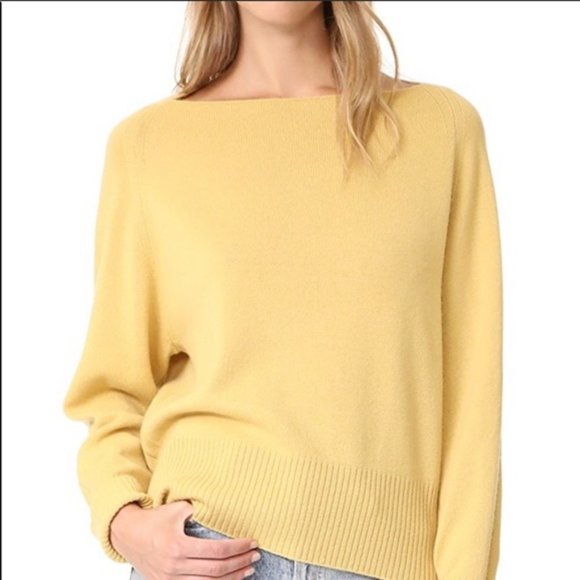 vince yellow sweater